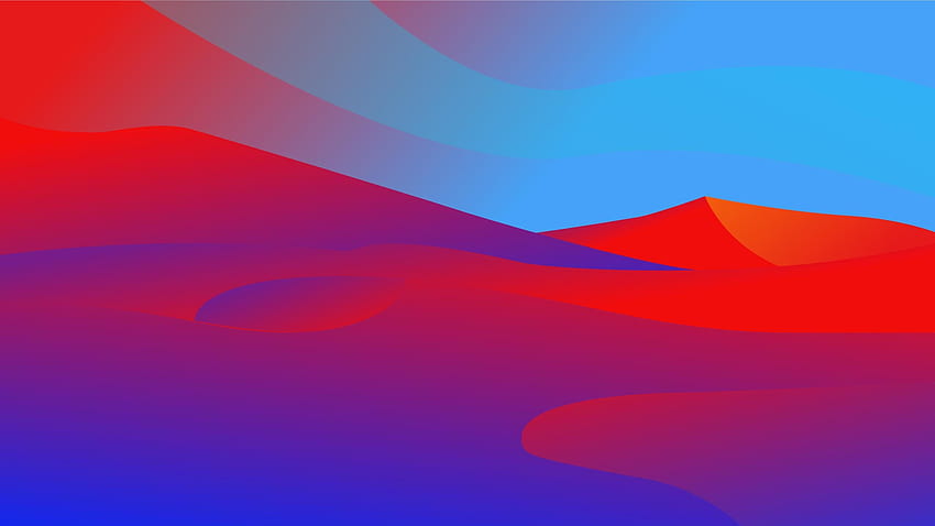 Odtwórz styl Bigsur z pustyni Apple. jeśli ktoś myśli, że może to zrobić lepiej, to mam plik ilustratora. : MacOS, mac os big sur Tapeta HD