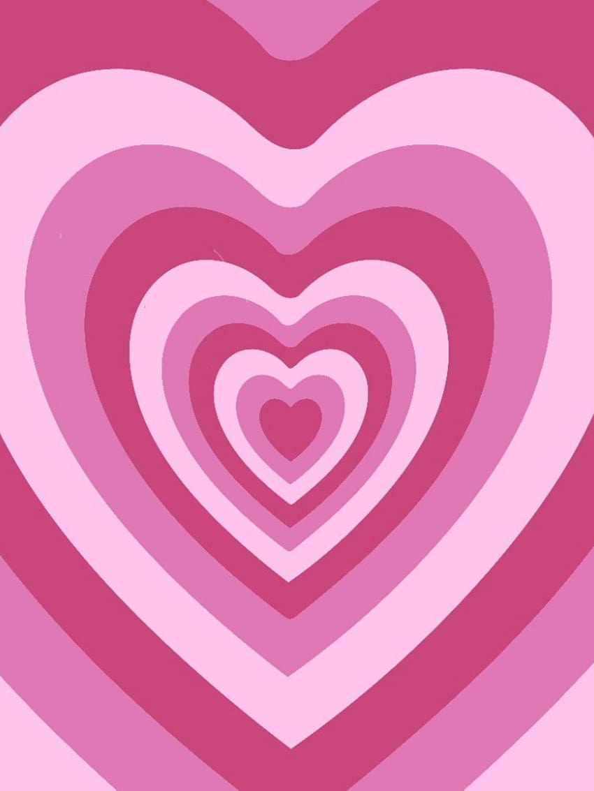 Редактиране на фона на Y powerpuff girls розови сърца [1050x1050] за вашия , мобилен телефон и таблет HD тапет за телефон