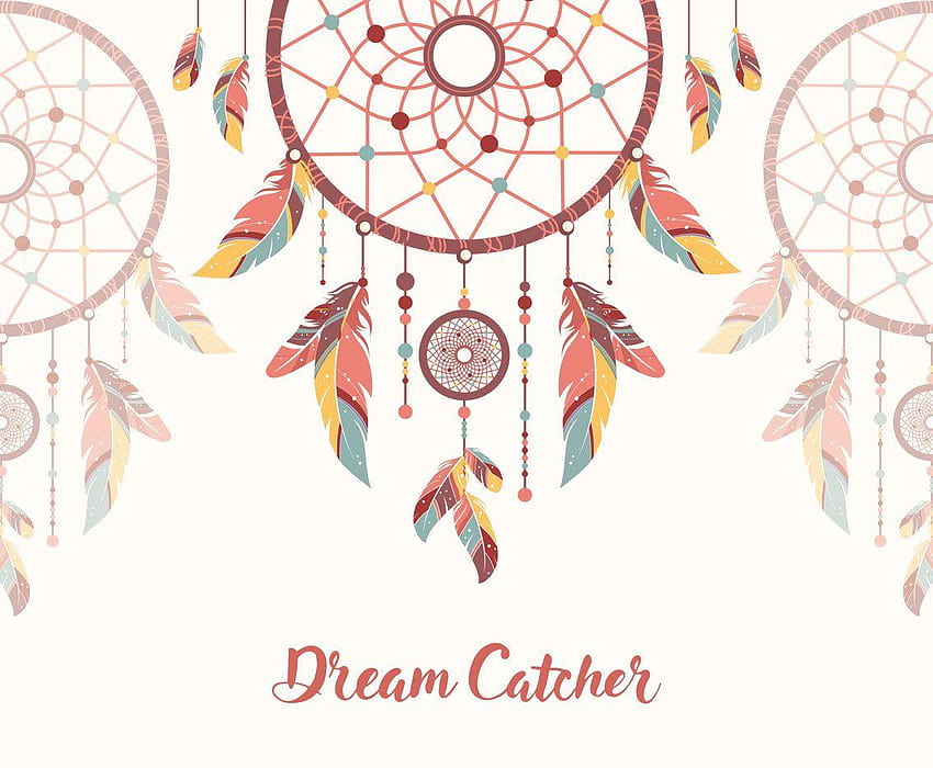 Ethnic Hippie Dreamcatcher Backgrounds Vector Vector Art & Graphics, background dreamcatcher HD wallpaper