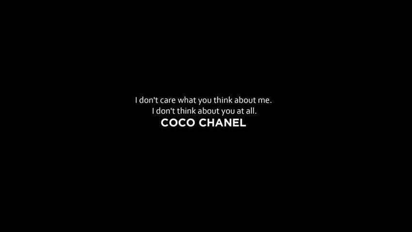 Coco chanel in black backgrounds chanel, coco chanel laptop HD ...