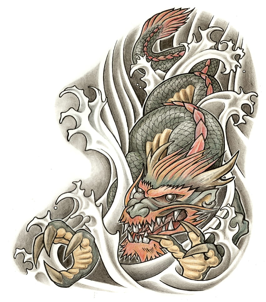 dragon koi by Cory Norris TattooNOW