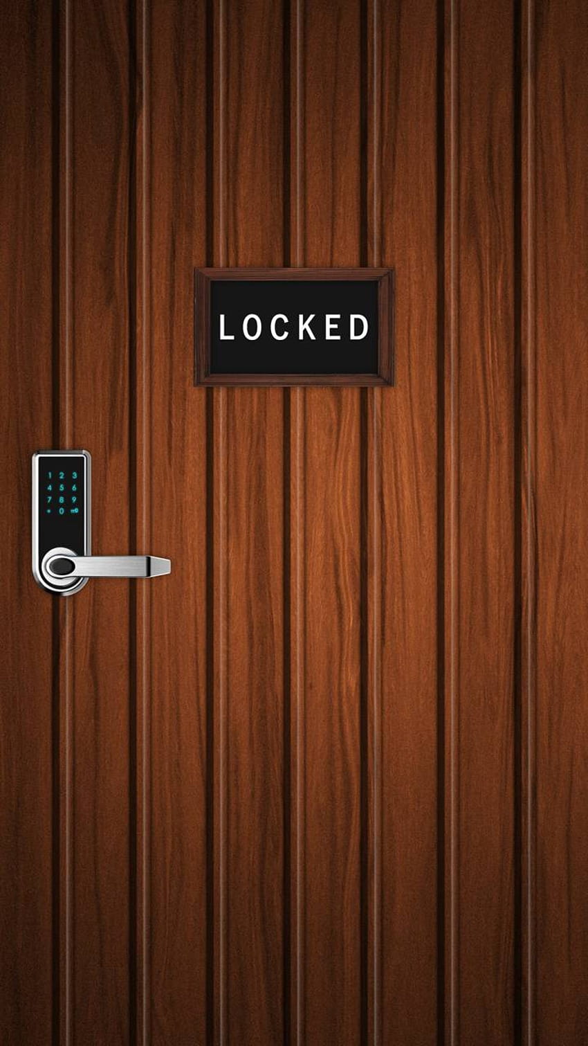 LOCKED by brhoomy101, door lock HD phone wallpaper