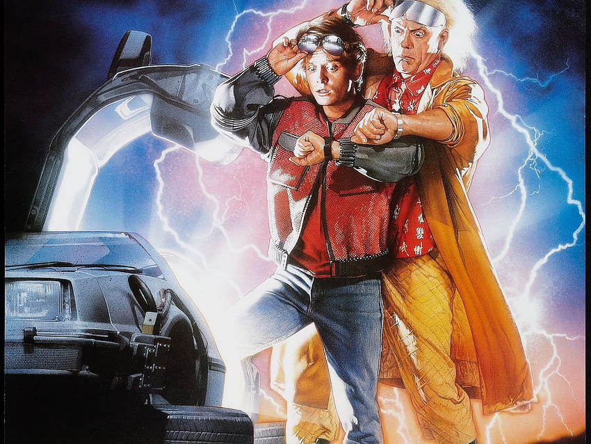 back to the future ,movie,poster,fictional character,illustration,art, back to the future movie characters HD wallpaper