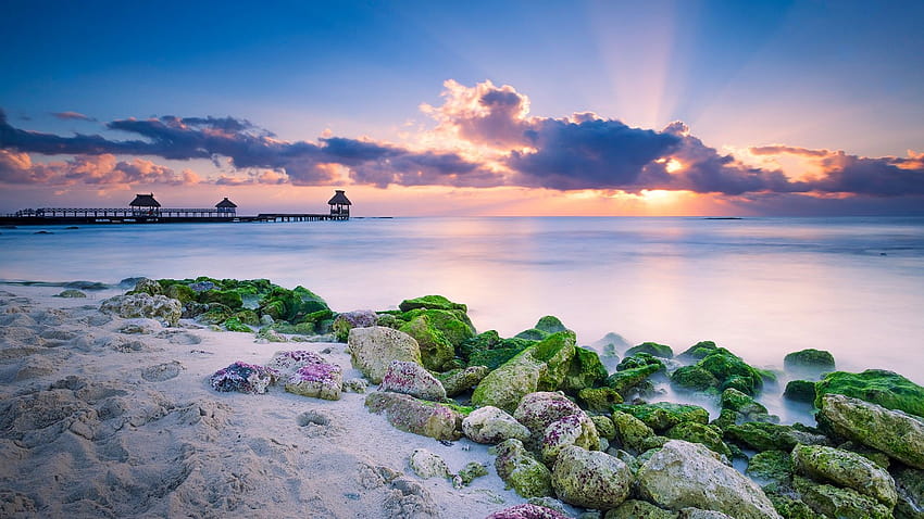 Sunrise Magic Over The Caribbean Mayan Riviera Cancun Quintana Roo