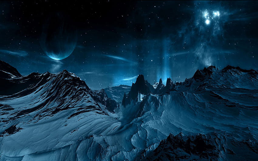 Surface of the planet, alien planet surface HD wallpaper