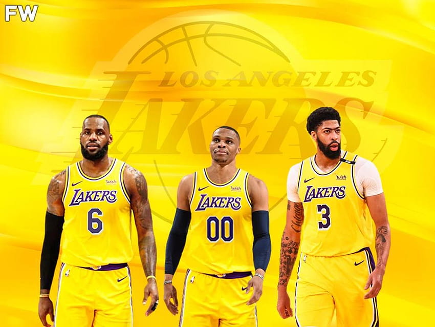 Lakers, LeBron James, Anthony Davis ve Russell Westbrook'tan Oluşan Bir Süper Takım mı?, Russell Westbrook Lakers HD duvar kağıdı