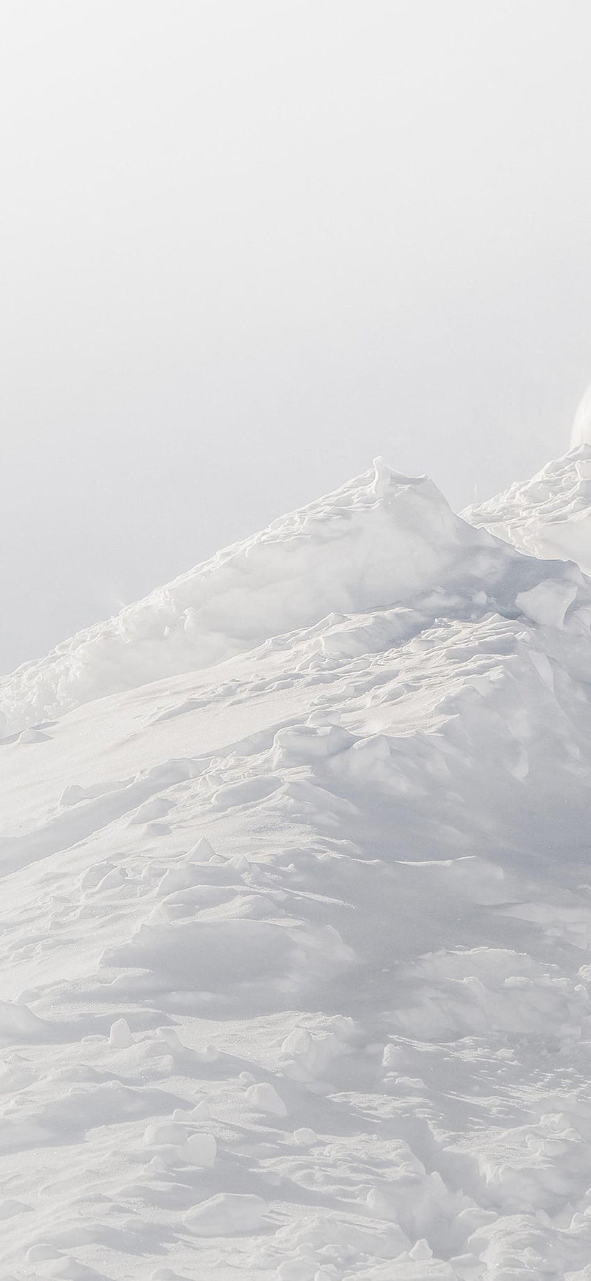 Weiß minimalistischer Berg in 2020, black minimalist winter HD phone wallpaper