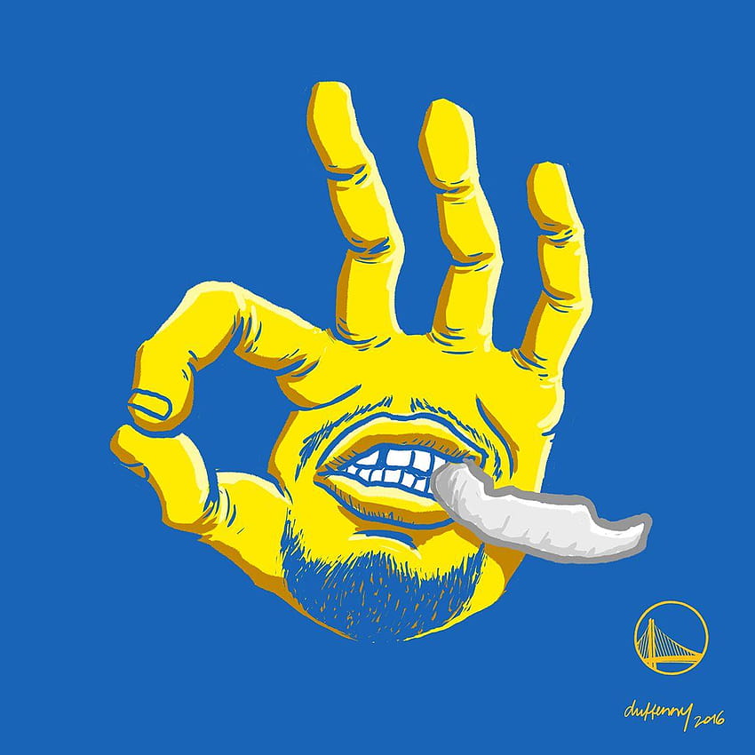 Stephen Curry Three Hand Illustration …, steph curry shoes HD phone wallpaper
