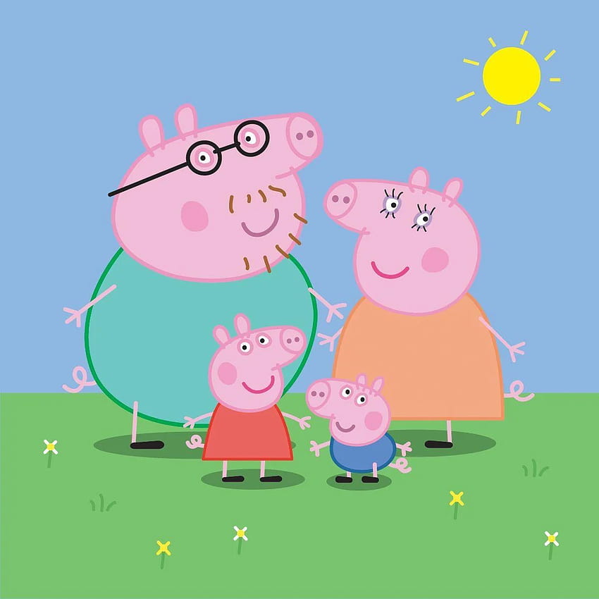 The domain name popista is for sale in 2018, peppa pig family HD phone wallpaper