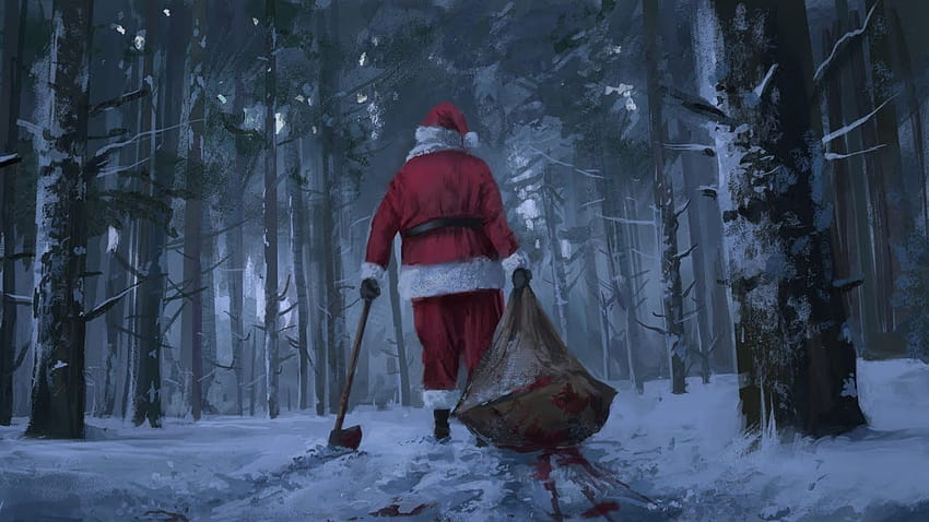 Scary Christmas on 24, winter spooky HD wallpaper