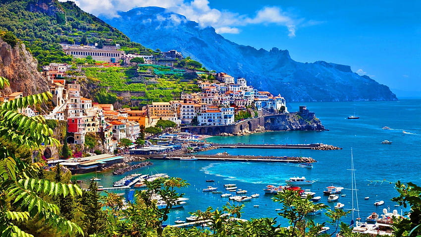 Amalfi Coast HD wallpaper