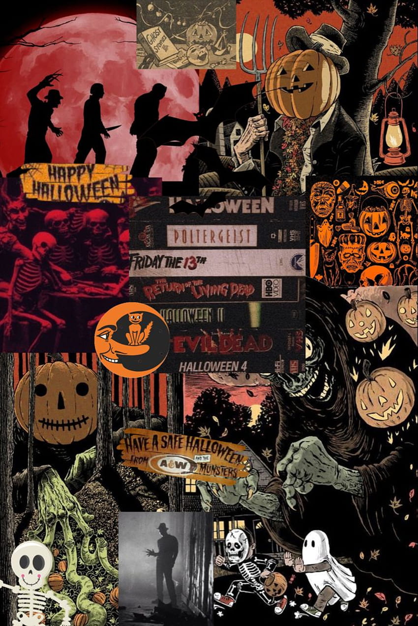 halloween posters HD phone wallpaper