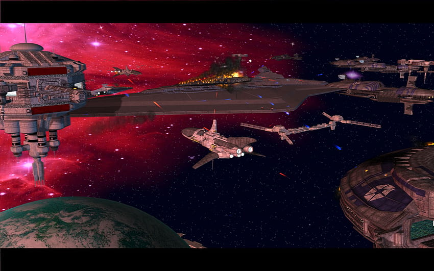 Space Battles, persatuan tekno Wallpaper HD