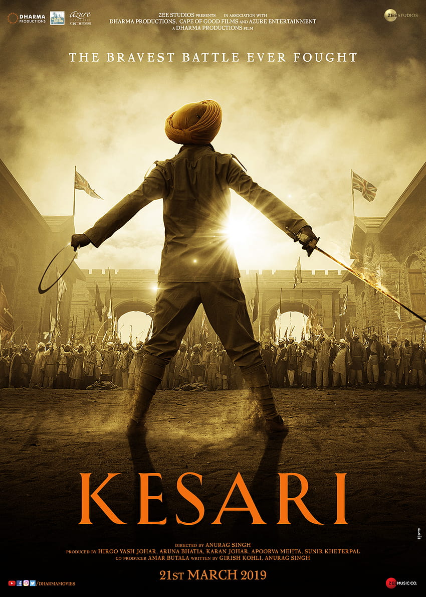 Kesari Movie Poster, & backgrounds, kesari mobile HD phone wallpaper