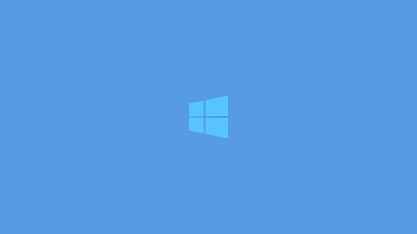 미니멀한 메트로 윈도우 8 라이트 블루 클린 로고, 윈도우 8 로고 HD 월페이퍼