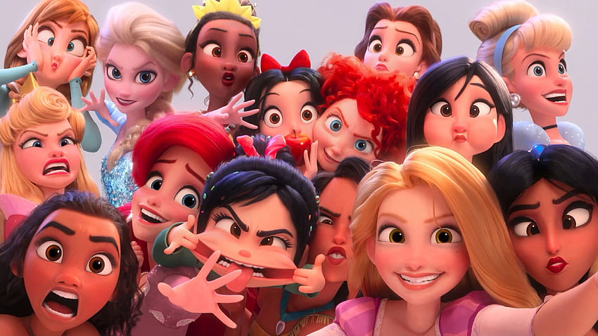 Disney-Prinzessinnen HD-Hintergrundbild