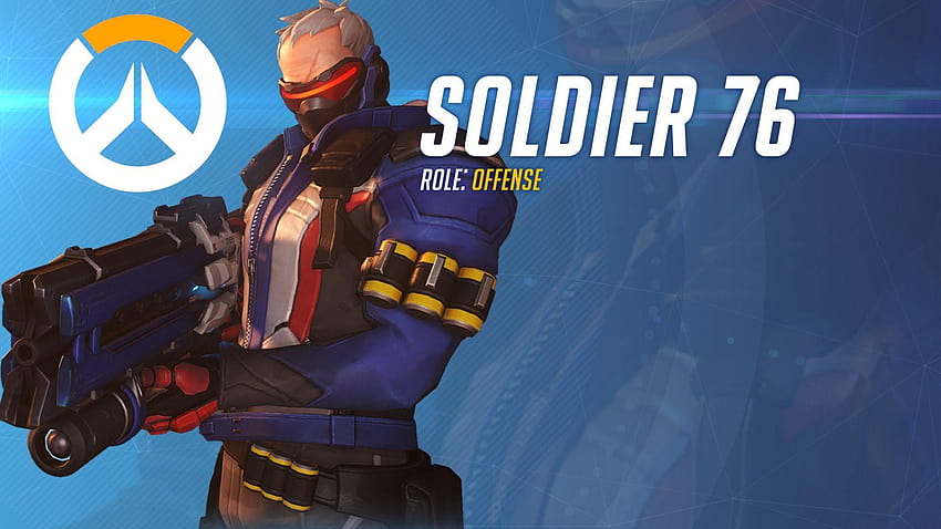 Overwatch : Soldier: 76, soldier 76 HD wallpaper