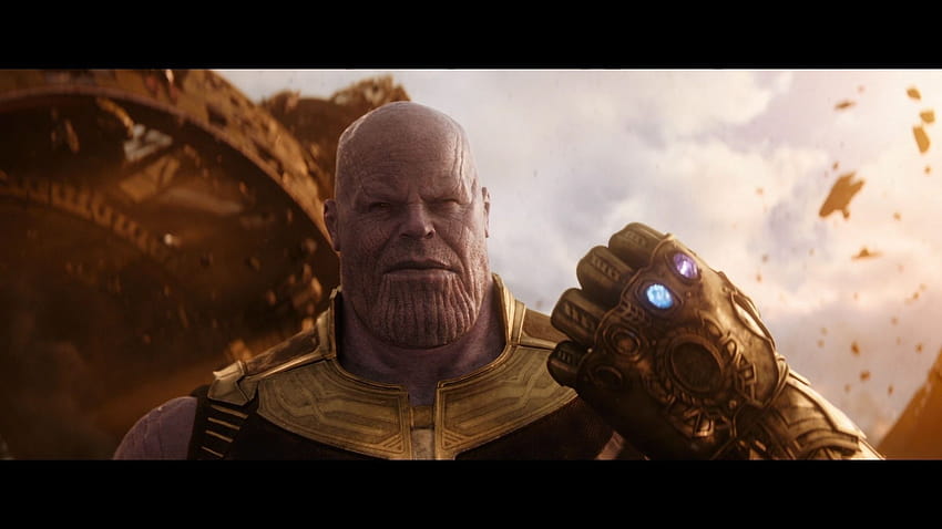Thanos Infinity War Trailer, Rächer-Infinity-Kriegsszene HD-Hintergrundbild