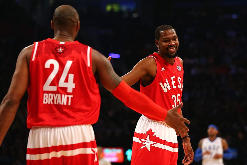 Lakers: Kevin Durant sagt, Michael Jordan, Kobe Bryant seien die, MJ und Kobe HD-Hintergrundbild