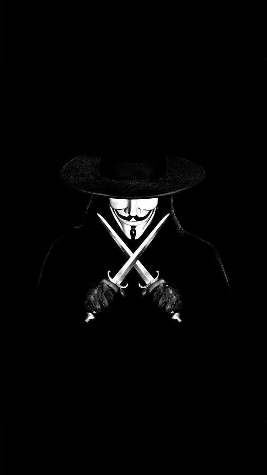 Vendetta Anonymous Guy Fawkes Mask Android Papel de parede de celular HD