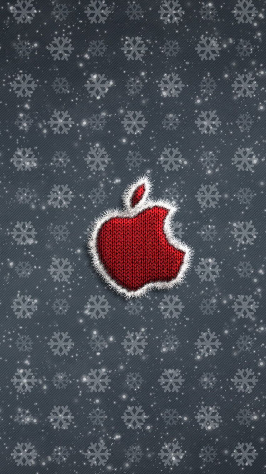 750x1334 Лого на Apple Коледни тържества iPhone 6, iPhone 6S, apple iphone 6 HD тапет за телефон