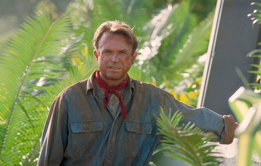 Sam Neill potwierdza, że ​​jego rola w „Jurassic World: Dominion” jest większa niż kamea, alan grant jurassic park Tapeta HD