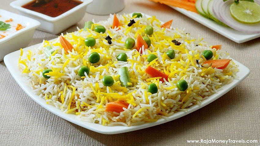 How to Make Indian Style Vegetable Biryani Recipe, veg biryani HD wallpaper