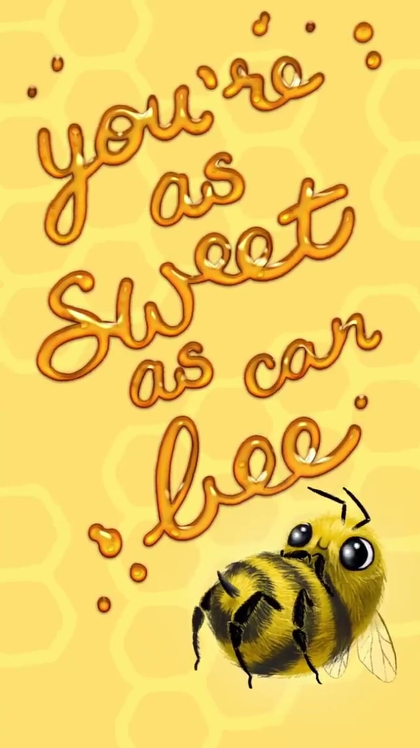 Aesthetic Yellow Honey Bee Car Show, bee aesthetic HD phone wallpaper