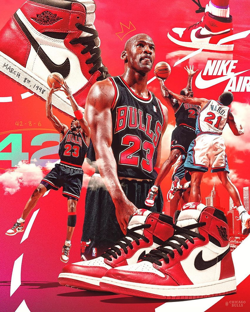 Michael Jordan Chicago Bulls, Chicago Bulls 2022 Sfondo del telefono HD