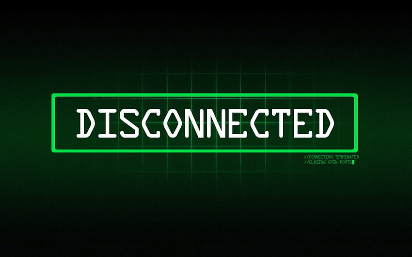 Disconnected HD wallpaper