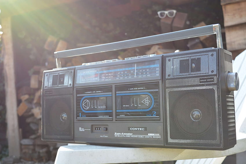 574548 boombox, cassette player, radio, retro, swag, vintage, vintage cassette HD wallpaper