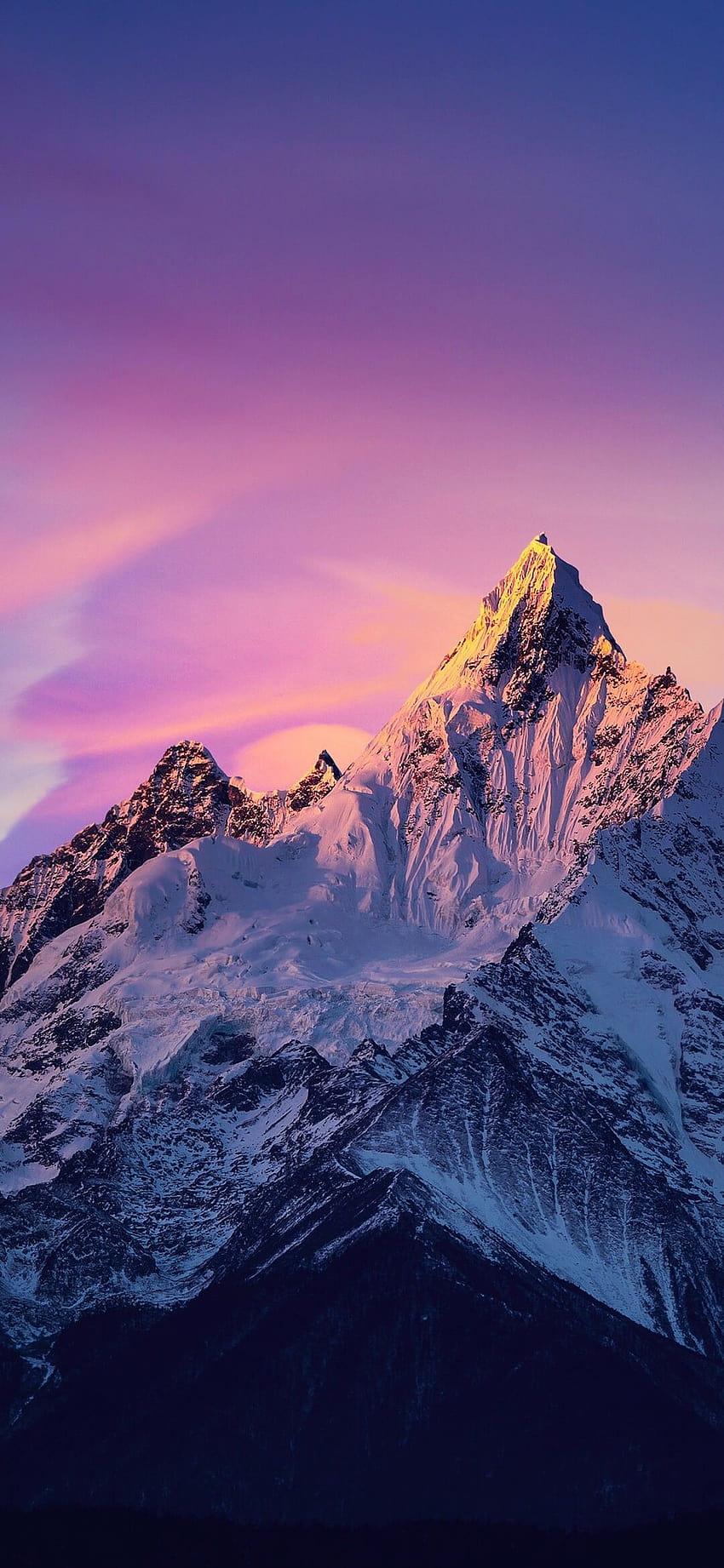3 montagnes, jolies montagnes esthétiques Fond d'écran de téléphone HD