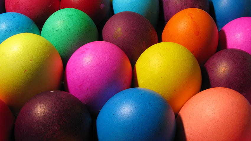 1920x1080 Beautiful colored Easter eggs PC and Mac, painted easter eggs HD wallpaper