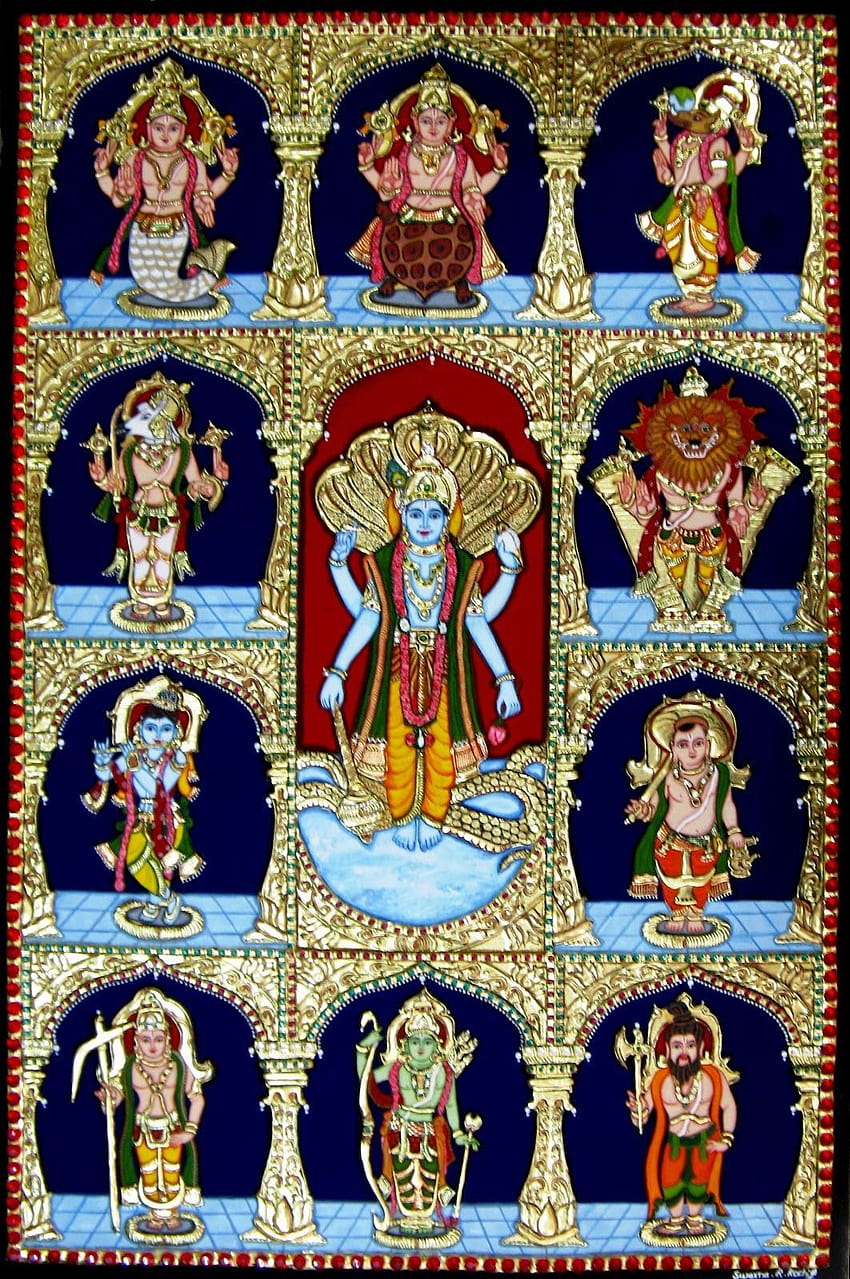 Vedas Resources: Dasavatharam HD phone wallpaper