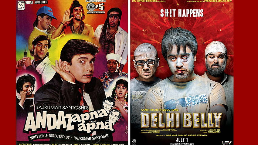 10 najlepszych indyjskich komedii do obejrzenia w serwisie Netflix, plakat filmowy Bollywood 2021 Tapeta HD