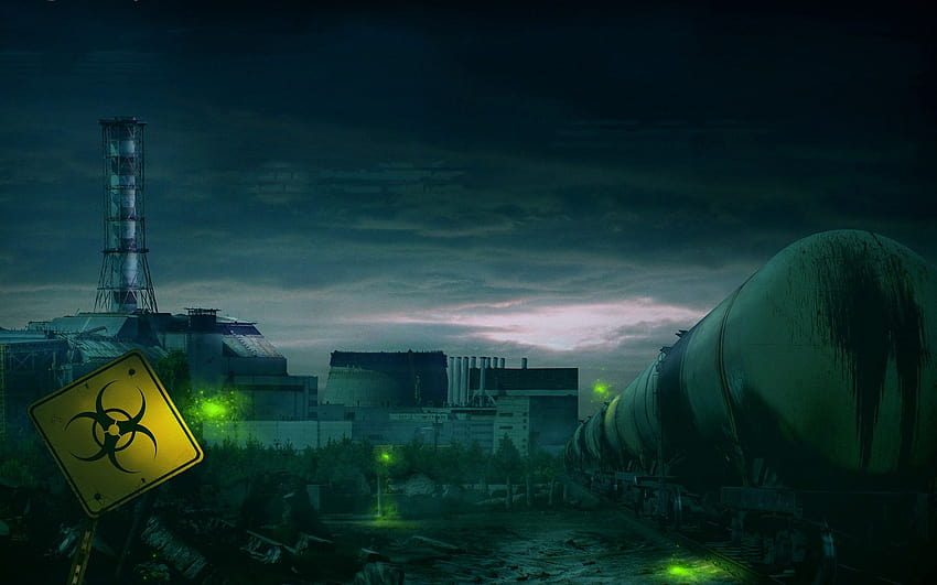 Nuclear chernobyl post apocalyptic, nuclear reactor HD wallpaper