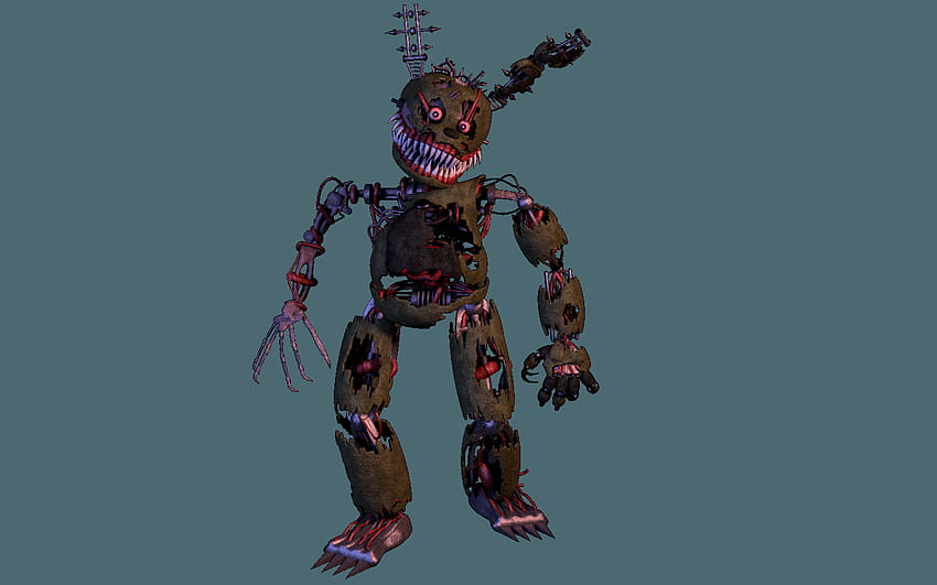 Just an update on the Nightmare Springtrap model, made him less, fnaf nightmare springtrap HD wallpaper