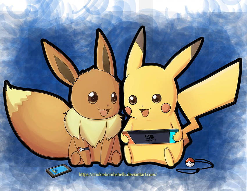 Cute pokemon eevee and pikachu HD wallpapers  Pxfuel