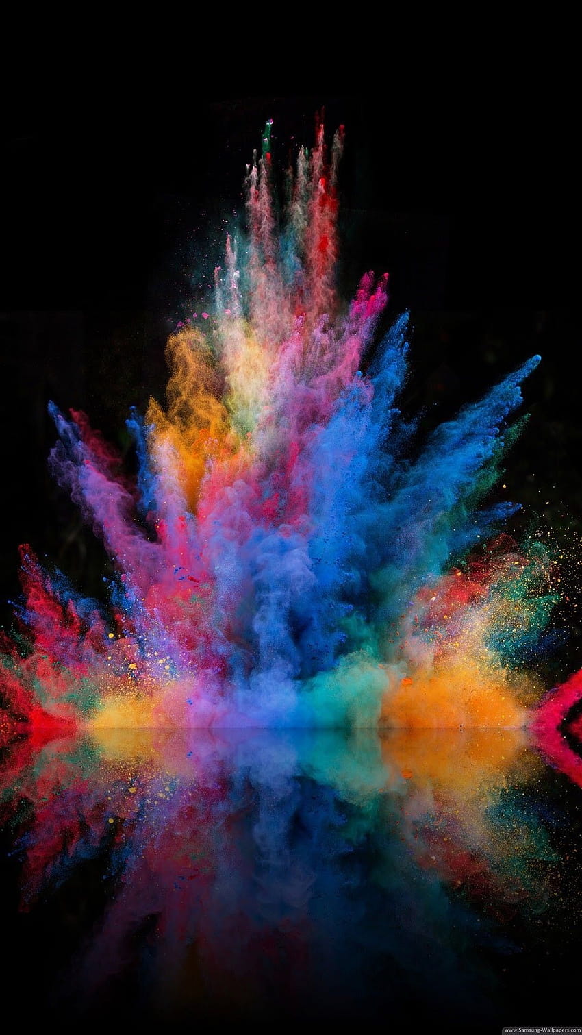 color, paint explosion HD phone wallpaper