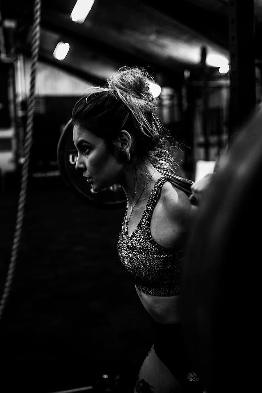 : fitness, gym, exercise, healthy, woman, sport, iphone full gym body HD phone wallpaper