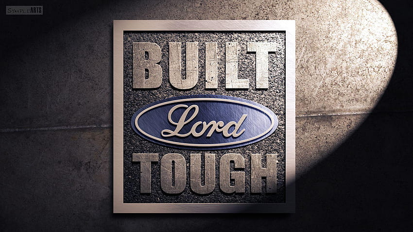 Zbudowane logo Ford Tough Tapeta HD