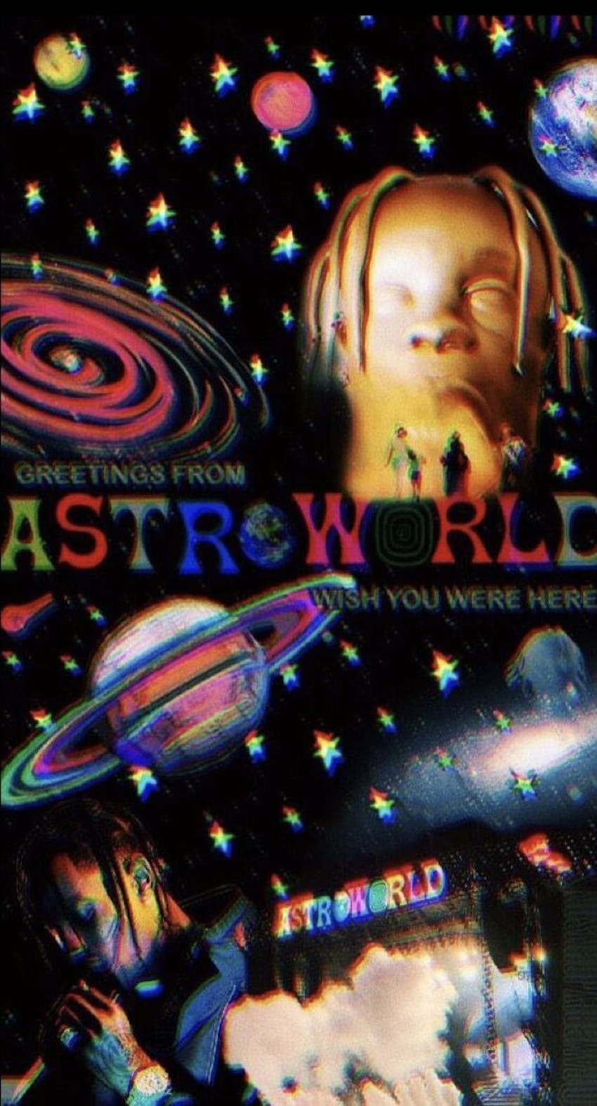 Astroworld Collage in 2020, astro world aesthetic HD phone wallpaper |  Pxfuel