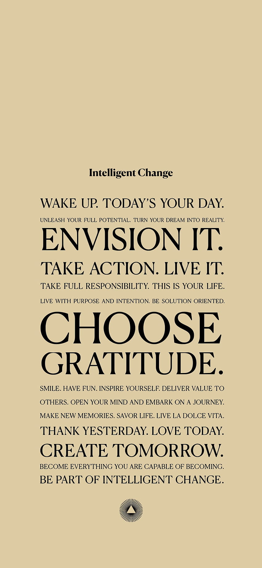 Choose Gratitude Phone – Intelligent Change, self development HD phone wallpaper