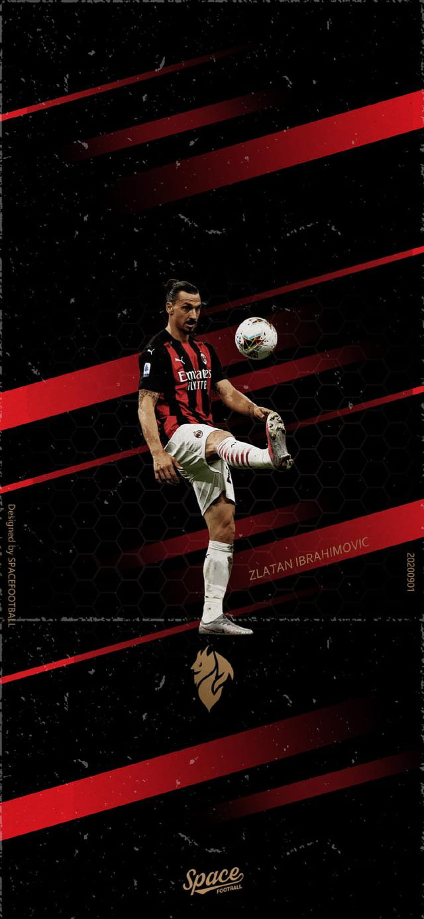 AC Milan high, ibrahimovic milan HD phone wallpaper