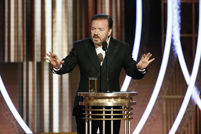 Złote Globy 2020: O czym powiedział Ricky Gervais, 77. nagrody Złotych Globów Tapeta HD