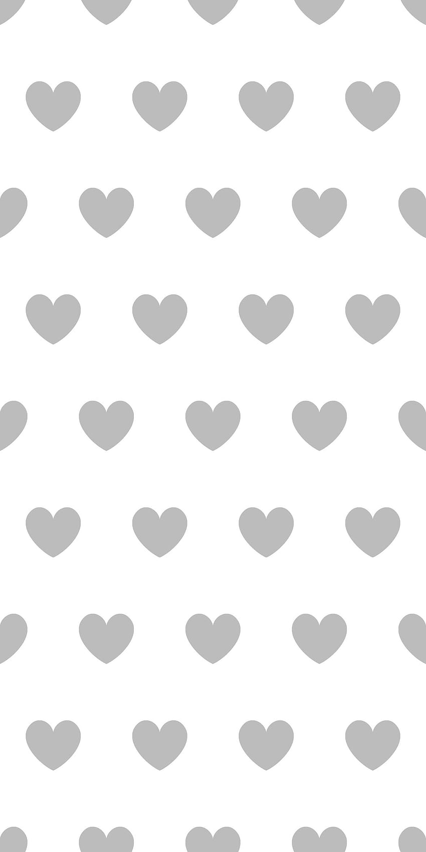 Black and White Heart, simple heart HD phone wallpaper