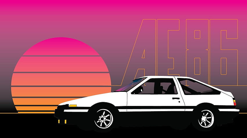 Toyota Trueno AE86: outrunreddit, ae86-Ästhetik HD-Hintergrundbild