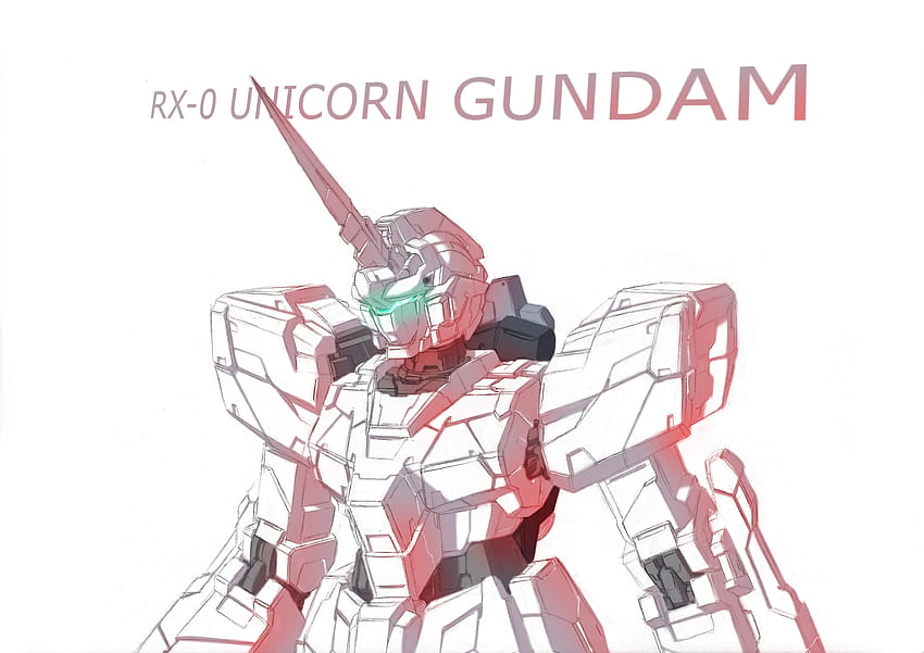 7 Gundam Unicorn, rx 0 HD wallpaper
