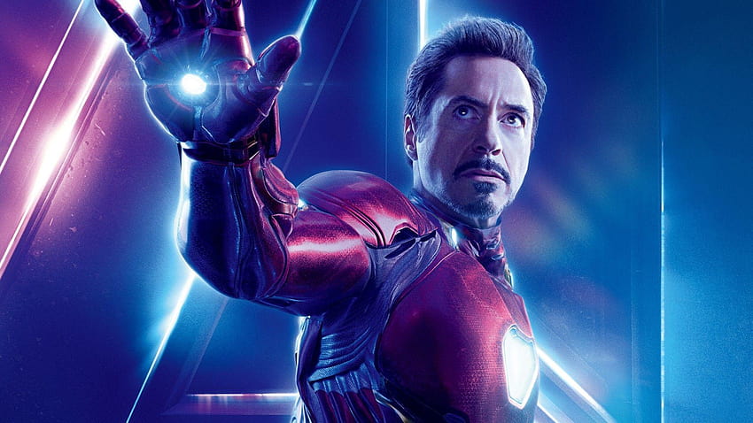 Тони Старк Железният човек в Avengers Infinity War, финал на Тони Старк HD тапет