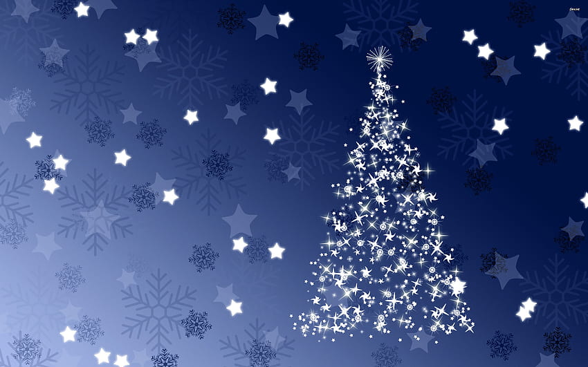 4 Sparkling Christmas, christmas tree and star HD wallpaper | Pxfuel